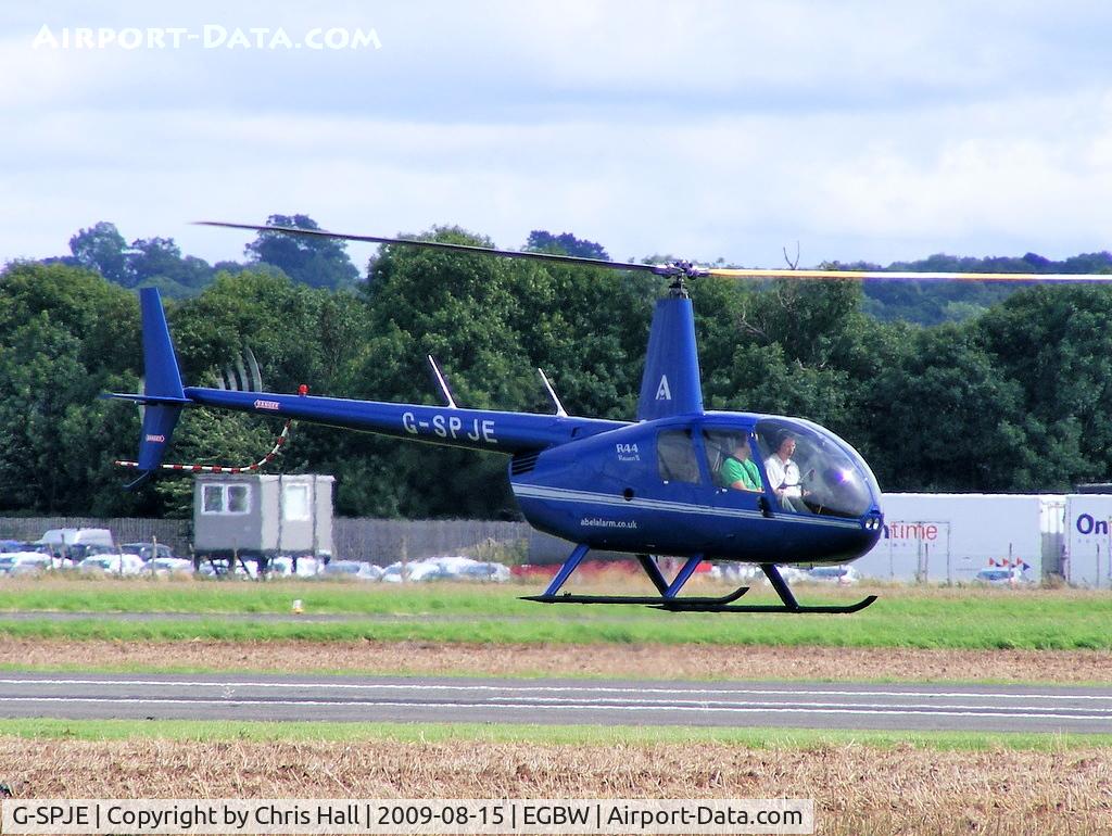 G-SPJE, 2007 Robinson R44 Raven II C/N 12026, Abel Alarm Co Ltd