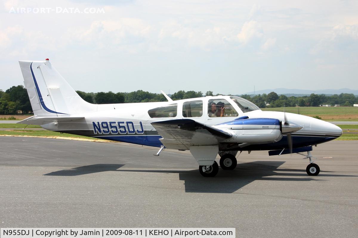 N955DJ, 1967 Beech C55 Baron (95-C55) C/N TE-300, With a registration number like this I was expecting some accompanying music.