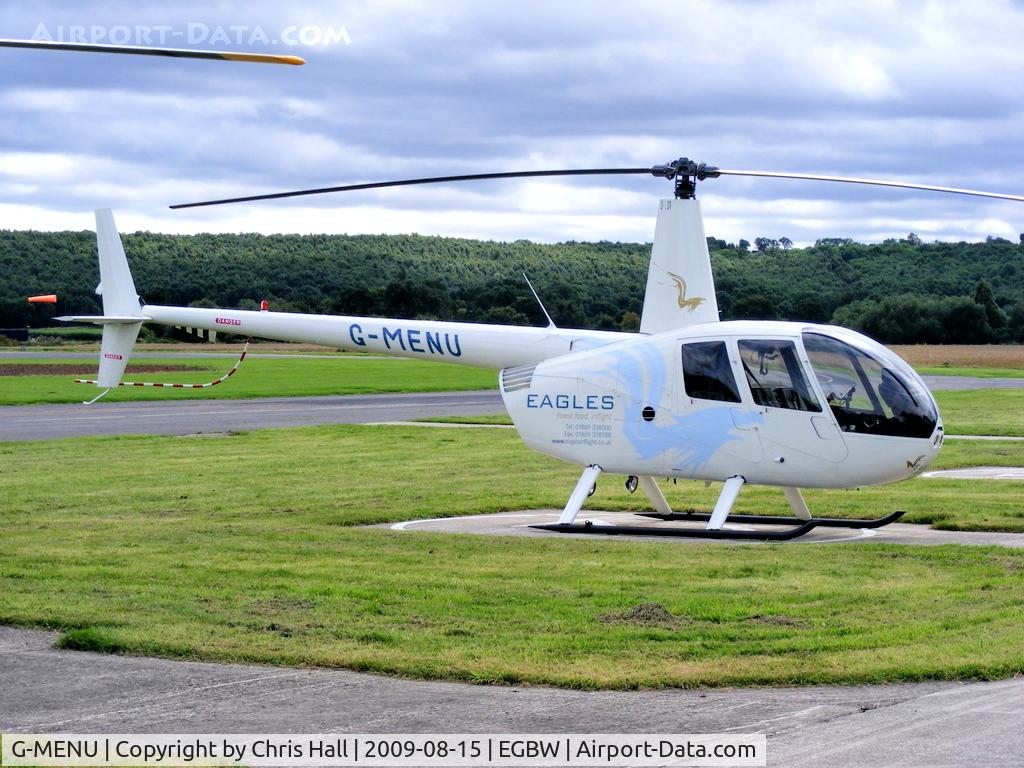G-MENU, 2008 Robinson R44 Raven II C/N 12664, Eagles in Flight Ltd, Robinson R44 Raven II