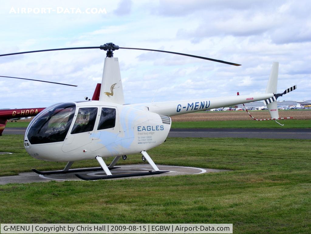 G-MENU, 2008 Robinson R44 Raven II C/N 12664, Eagles in Flight Ltd, Robinson R44 Raven II