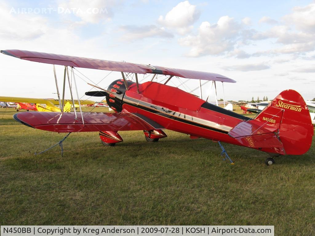 N450BB, Boeing A75L3 C/N 75-4624, EAA Airventure 2009