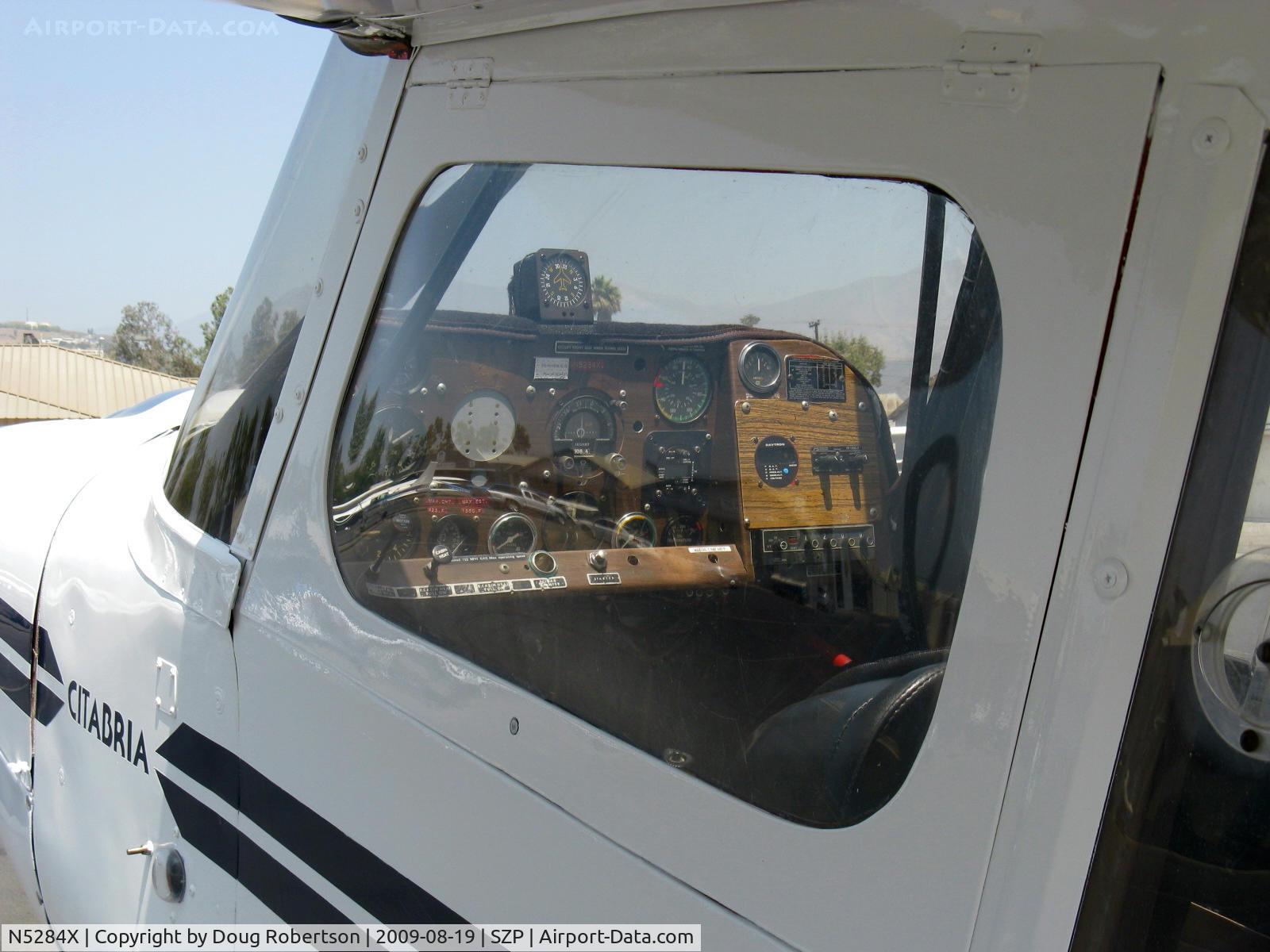 N5284X, 1969 Champion 7KCAB C/N 218, 1969 Champion 7KCAB CITABRIA, Lycoming IO-320-B1E 150 Hp, panel