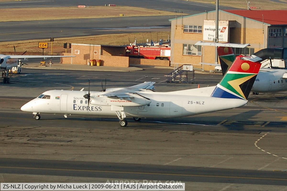 ZS-NLZ, De Havilland Canada DHC-8-315 Dash 8 C/N 354, At Jo'burg
