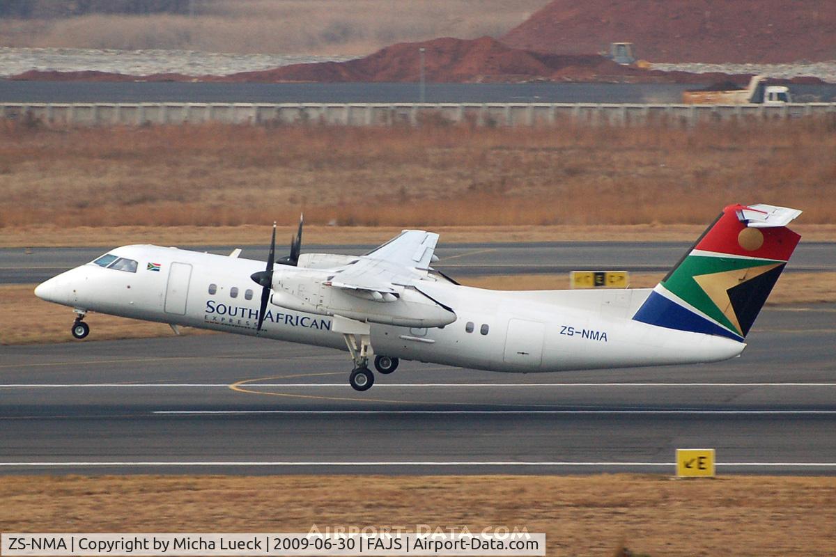 ZS-NMA, 1994 De Havilland Canada DHC-8-311 Dash 8 C/N 358, At Jo'burg