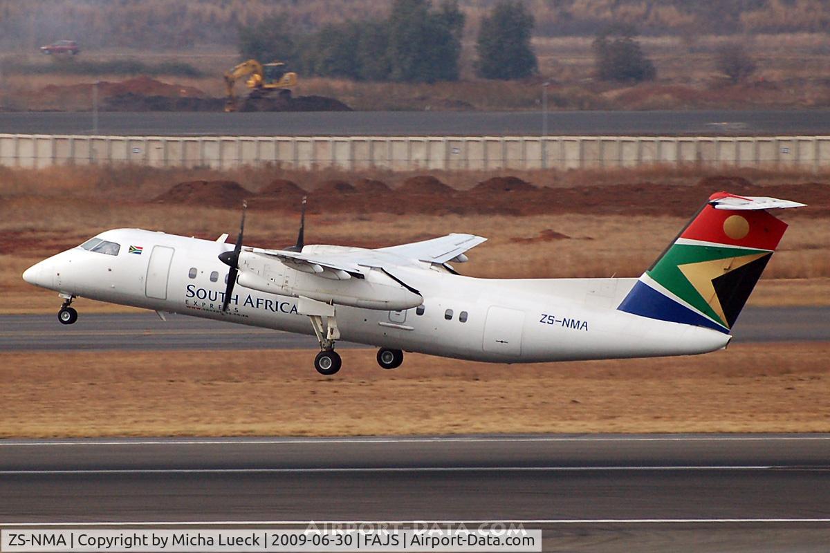 ZS-NMA, 1994 De Havilland Canada DHC-8-311 Dash 8 C/N 358, At Jo'burg