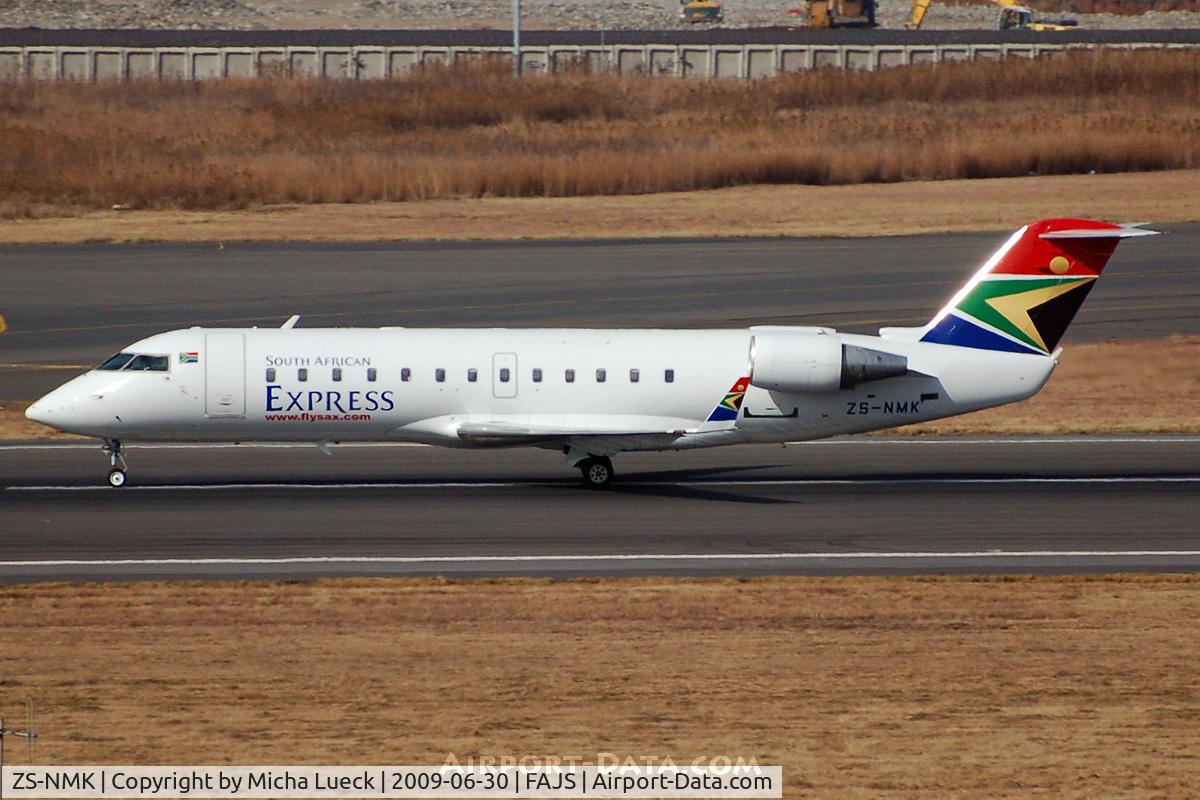 ZS-NMK, 1997 Canadair CRJ-200 (CL-600-2B19) C/N 7198, At Jo'burg