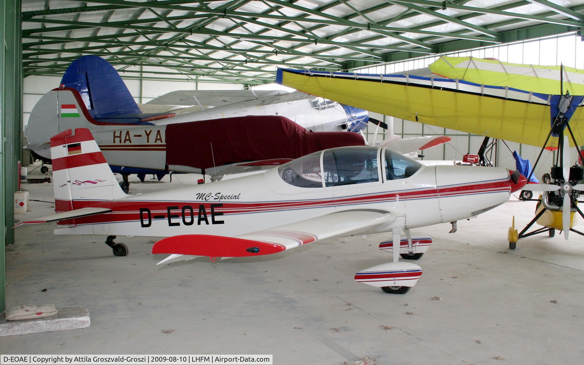 D-EOAE, 2001 Oberlerchner Job 15-150 C/N 051, Fertöszentmiklos - Meidl Airport / LHFM - Hungary
