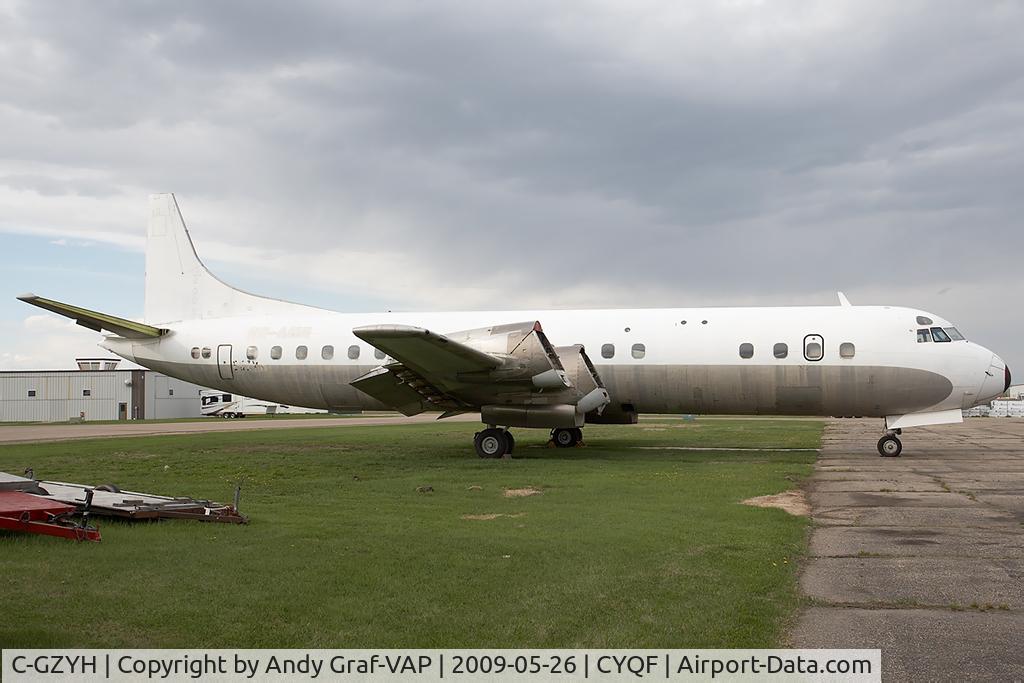 C-GZYH, 1960 Lockheed L-188A Electra C/N 1124, Air Spray L-188