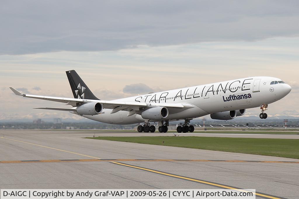 D-AIGC, 1993 Airbus A340-311 C/N 027, Lufthansa A340-300