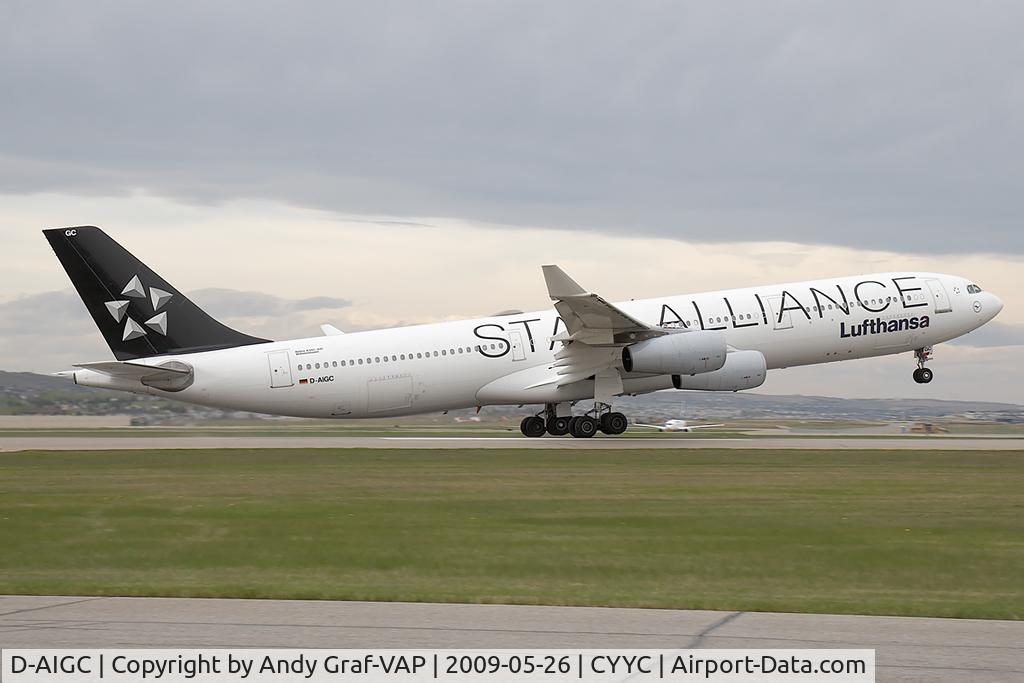 D-AIGC, 1993 Airbus A340-311 C/N 027, Lufthansa A340-300