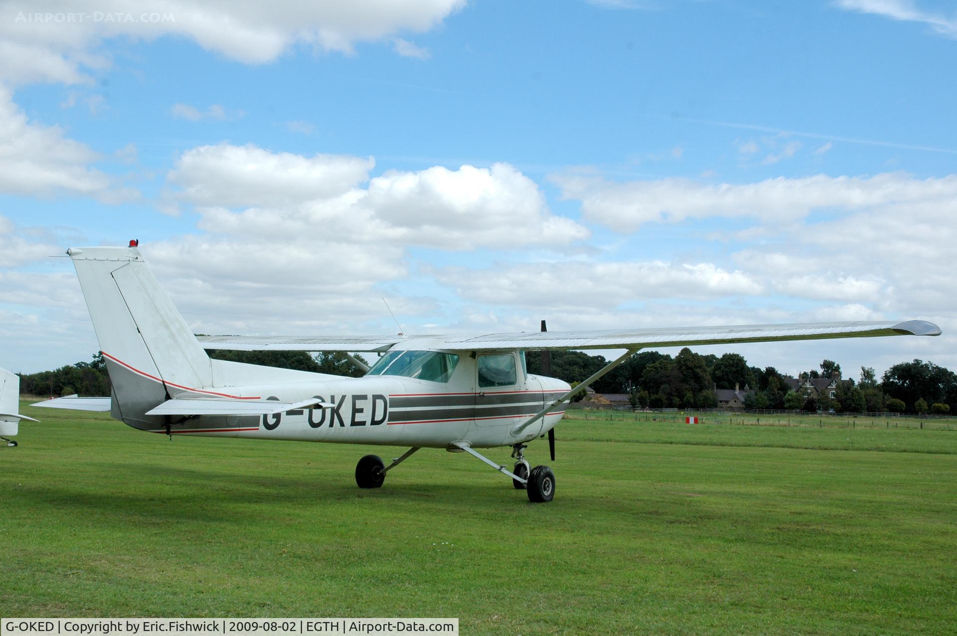 G-OKED, 1973 Cessna 150L C/N 150-74250, G-OKED at Shuttleworth Military Pagent Air Display Aug 09