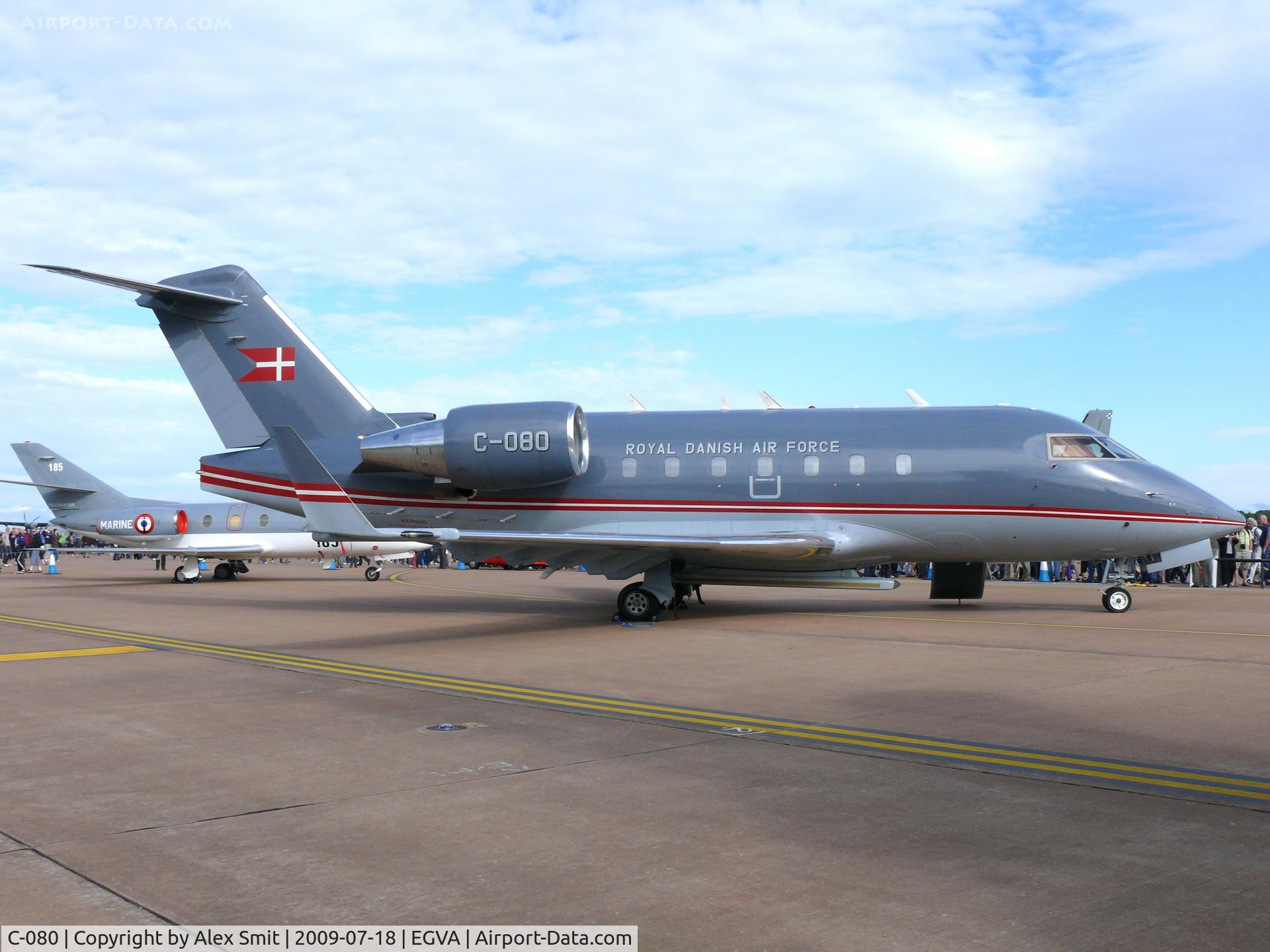 C-080, 1998 Bombardier Challenger 604 (CL-600-2B16) C/N 5380, Canadair CL604 Challenger C-080 Danish Air Force