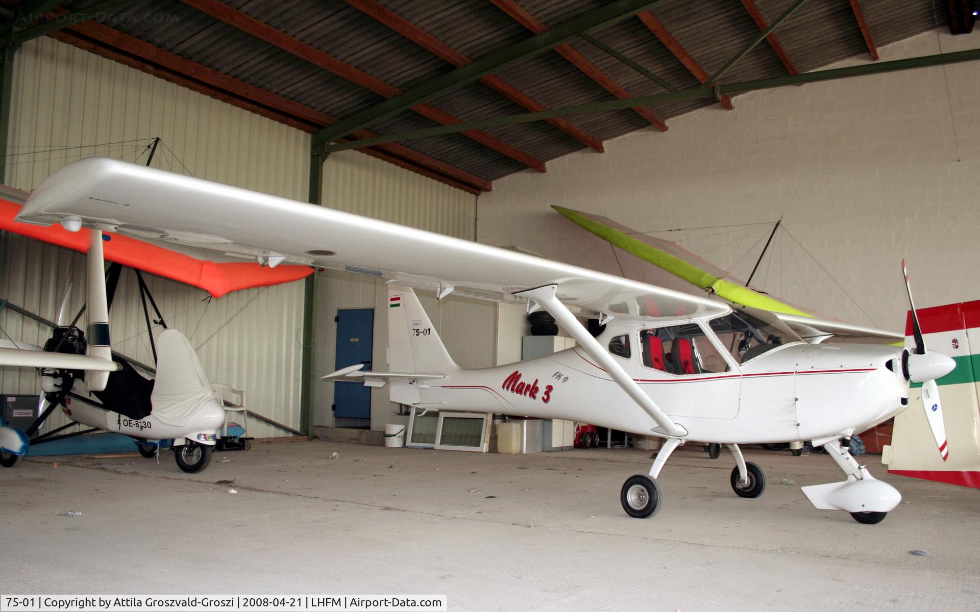 75-01, 2001 B & F Technik FK-9 Mark 3 C/N 171, Fertöszentmiklos - Meidl Airport / LHFM - Hungary - Gyro.at hangar