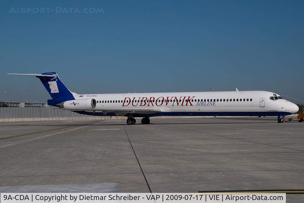 9A-CDA, 1987 McDonnell Douglas MD-83 (DC-9-83) C/N 49602, Dubrovnik MD80
