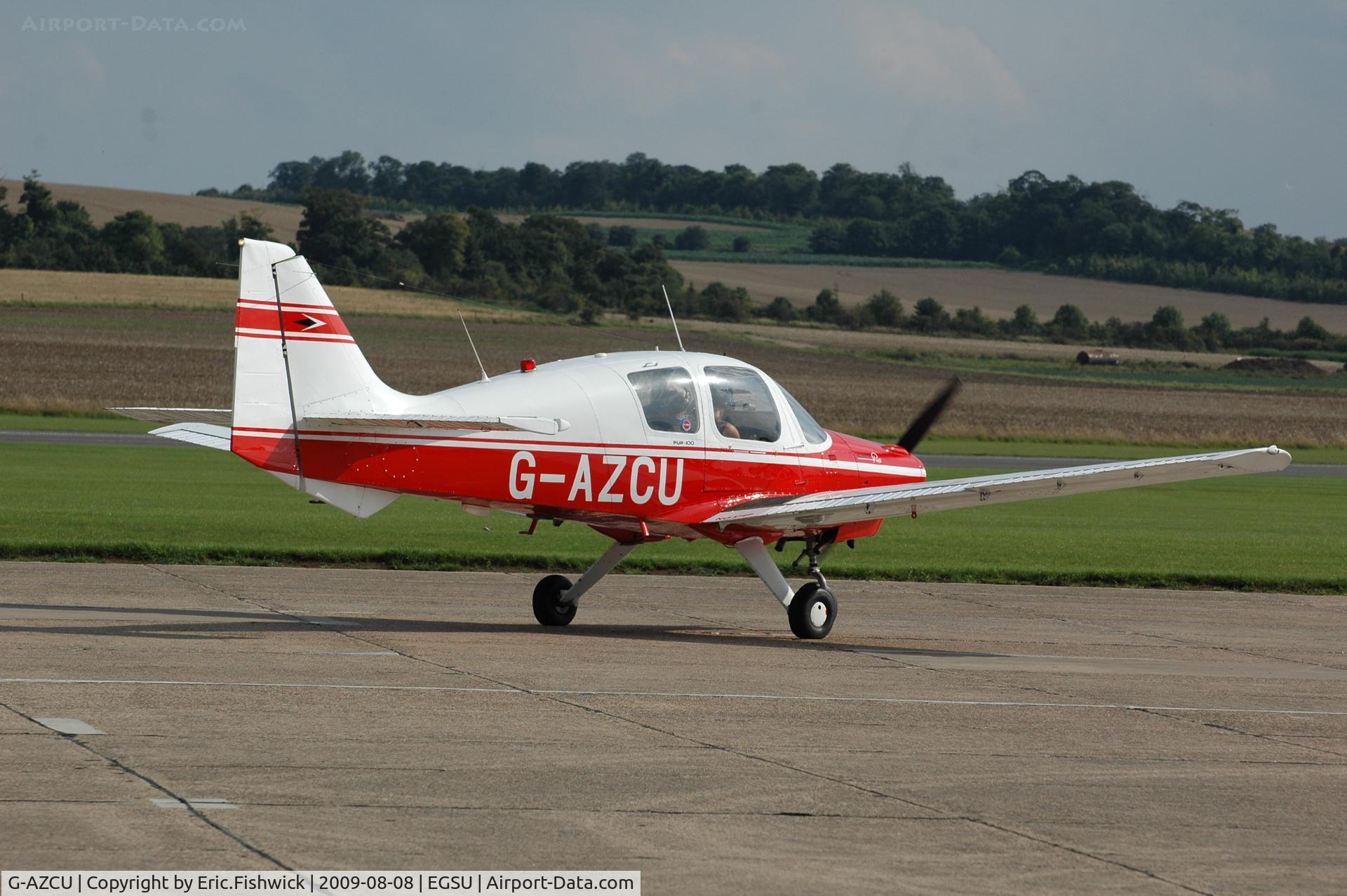 G-AZCU, 1970 Beagle B-121 Pup Series 1 (Pup 100) C/N B121-162, 2. G-AZCU at Duxford Airfield