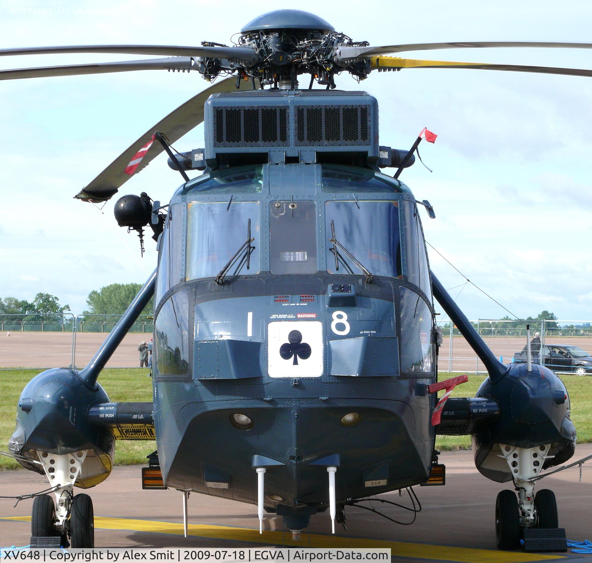 XV648, 1969 Westland Sea King HAS.6 C/N WA636, Westland Sea King ASAC7 XV648/818CU Royal Navy