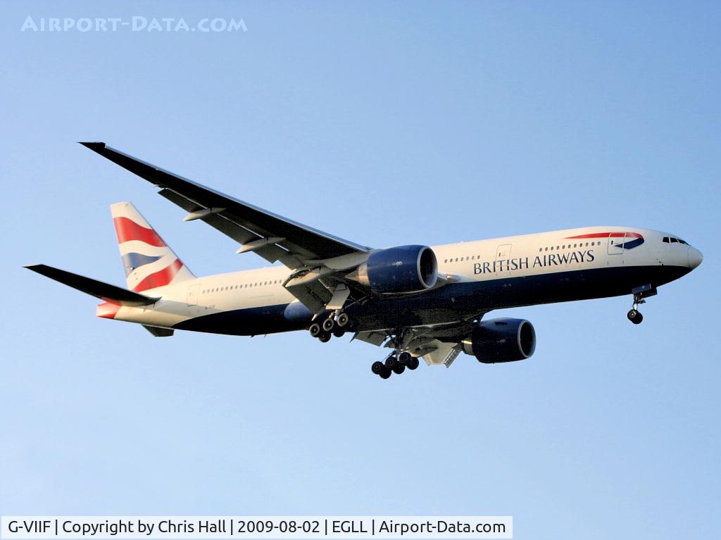 G-VIIF, 1997 Boeing 777-236 C/N 27488, British Airways
