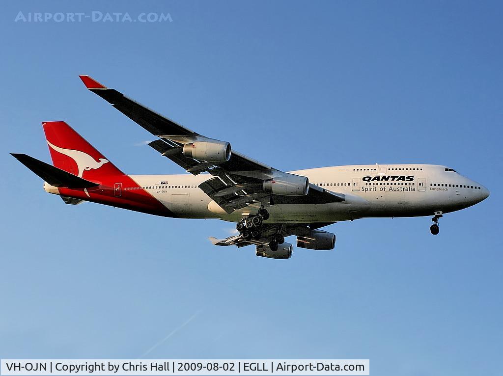 VH-OJN, 1991 Boeing 747-438 C/N 25315, Qantas