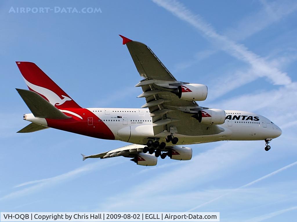 VH-OQB, 2008 Airbus A380-842 C/N 015, Qantas