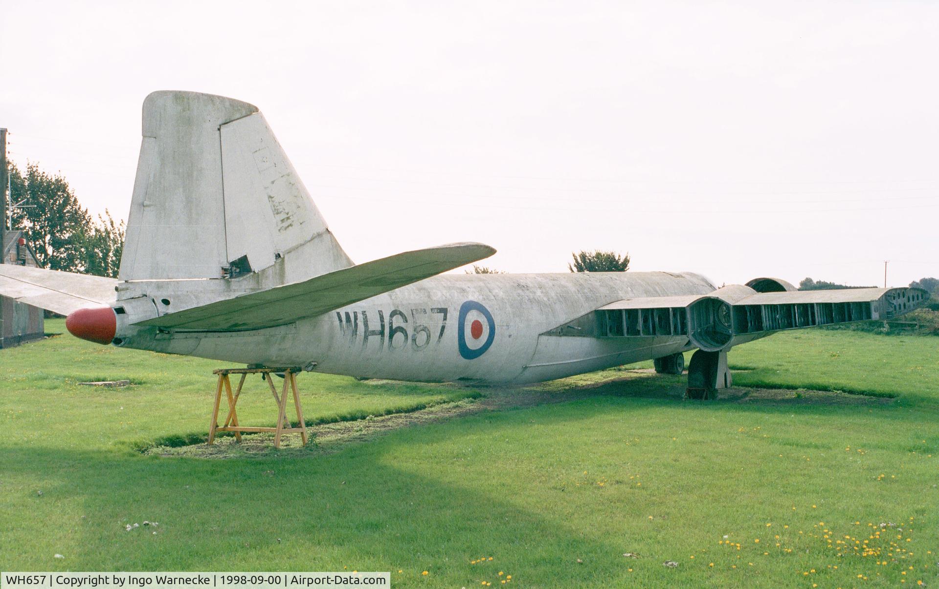 WH657, English Electric Canberra B.2 C/N EEP71130, English Electric Canberra B2 (minus outer wings) awaiting restoration at the Brenzett Museum