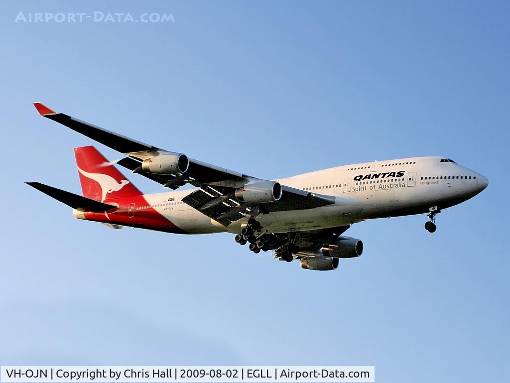 VH-OJN, 1991 Boeing 747-438 C/N 25315, Qantas
