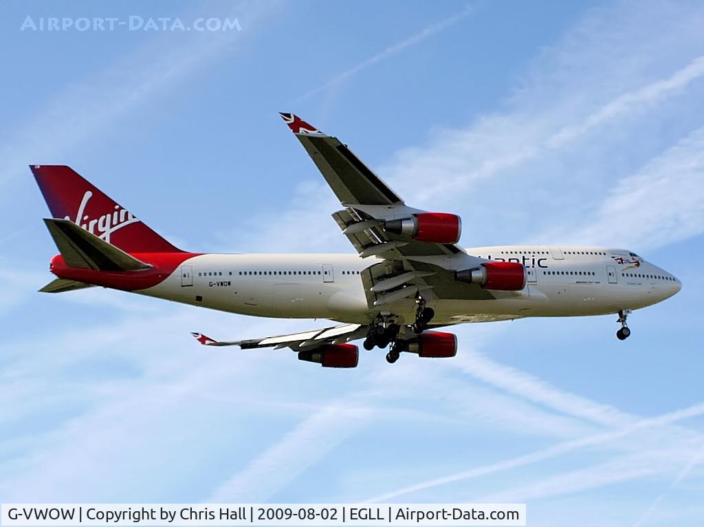 G-VWOW, 2001 Boeing 747-41R C/N 32745, Virgin Atlantic