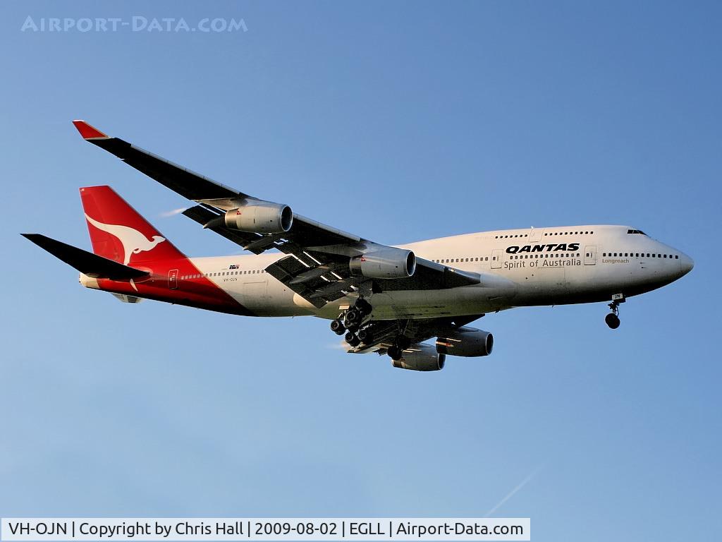 VH-OJN, 1991 Boeing 747-438 C/N 25315, Qantas