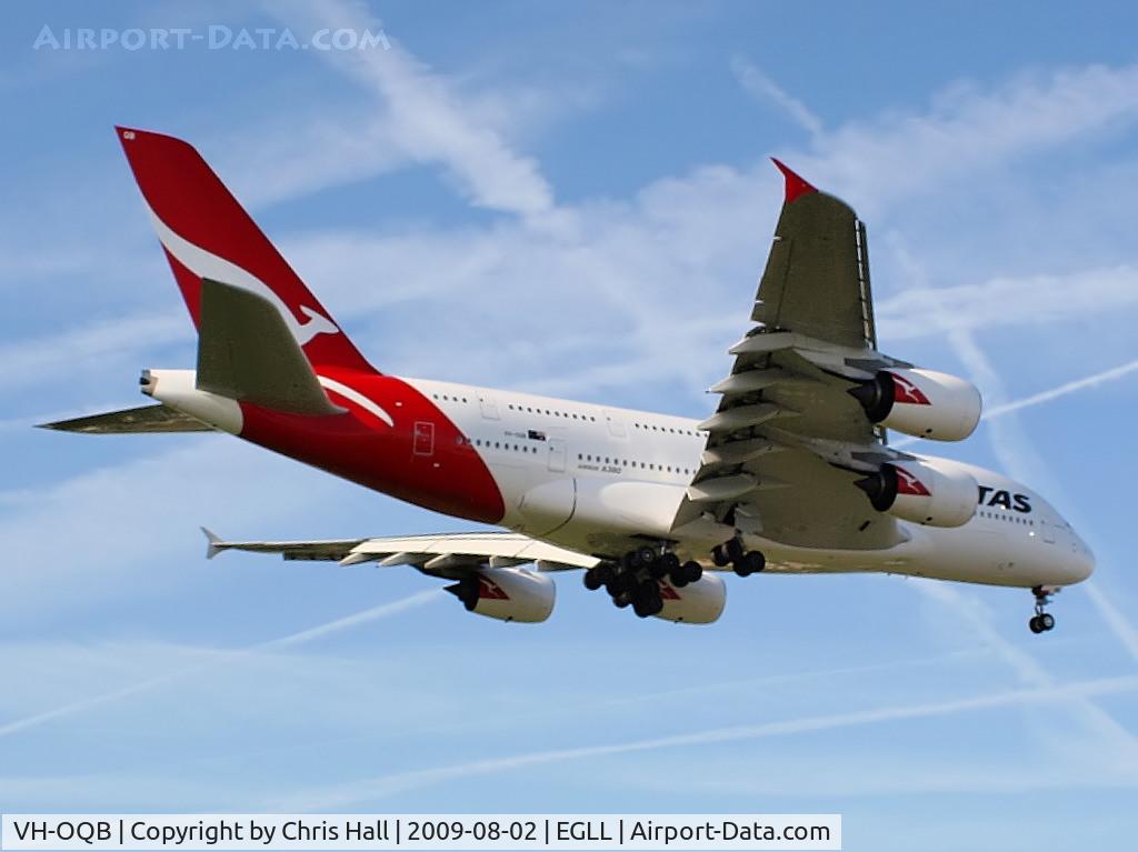 VH-OQB, 2008 Airbus A380-842 C/N 015, Qantas