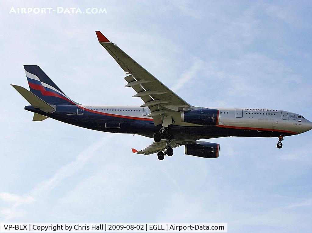 VP-BLX, 2008 Airbus A330-243 C/N 963, Aeroflot Airbus A330-243