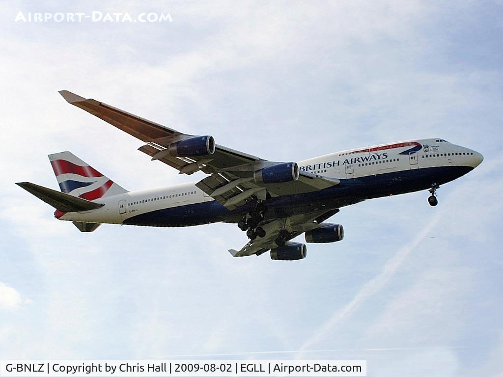G-BNLZ, 1993 Boeing 747-436 C/N 27091, British Airways