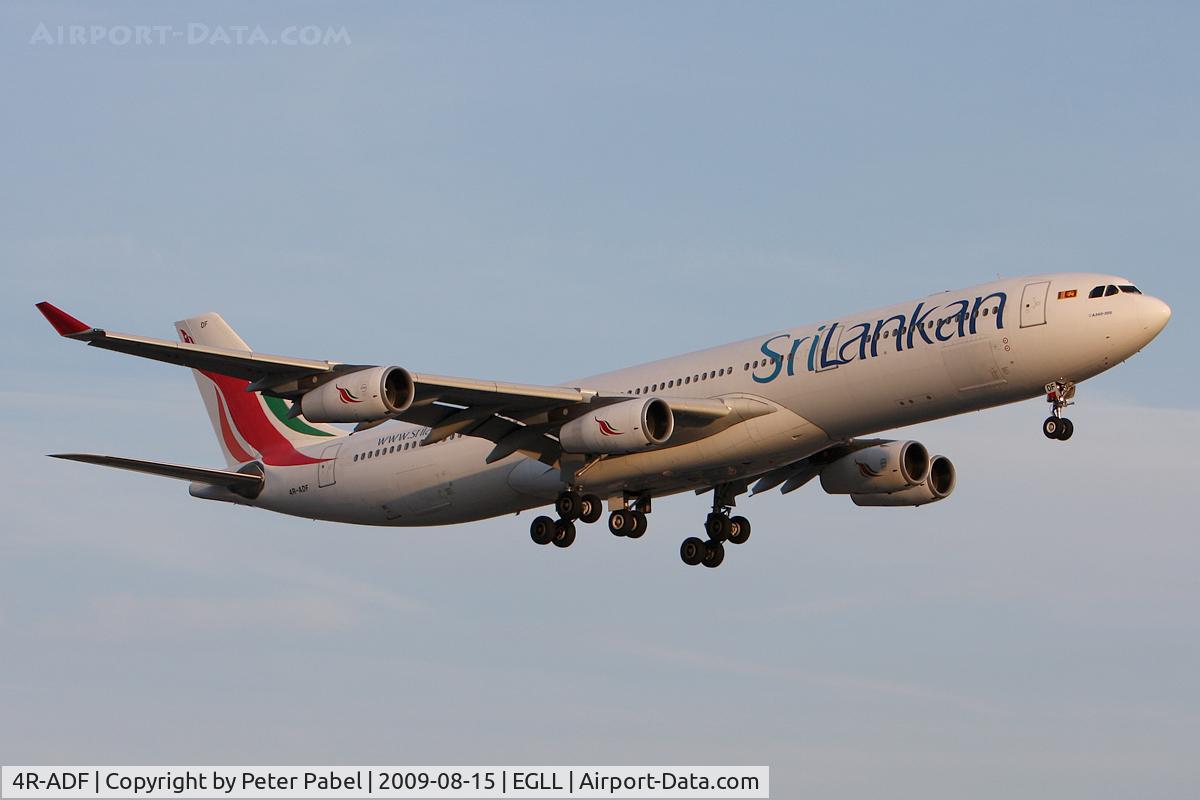 4R-ADF, 2000 Airbus A340-313 C/N 374, LHR