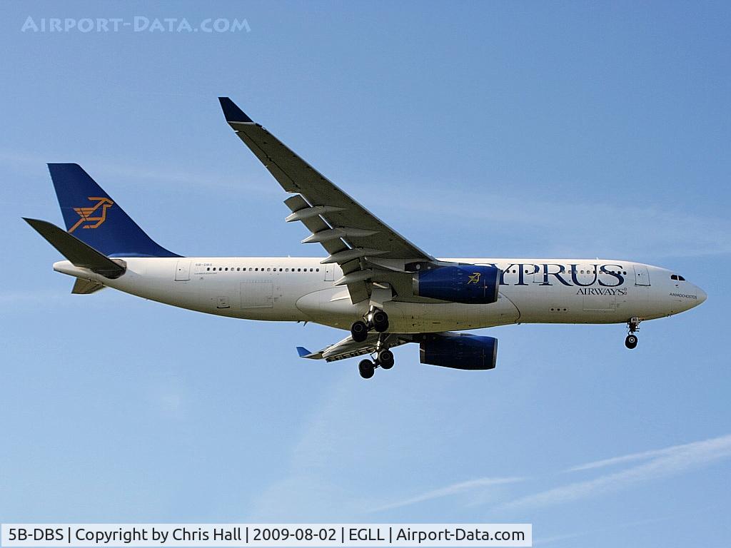 5B-DBS, 2002 Airbus A330-243 C/N 505, Cyprus Airways