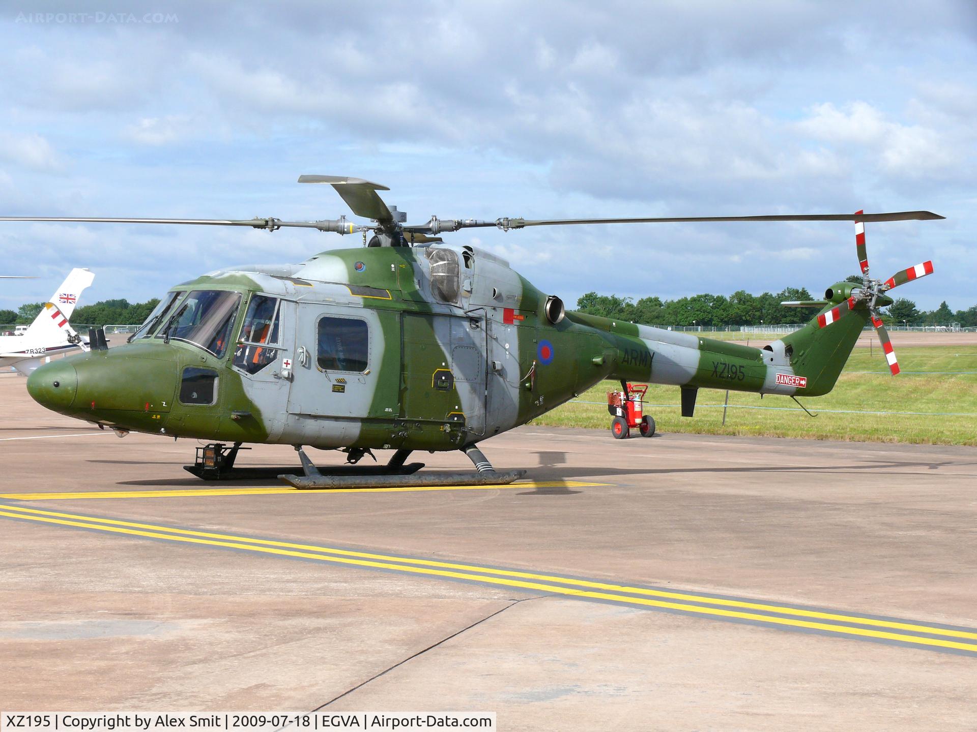 XZ195, 1978 Westland Lynx AH.7 C/N 097, Westland Lynx AH7 XZ195 Royal Army
