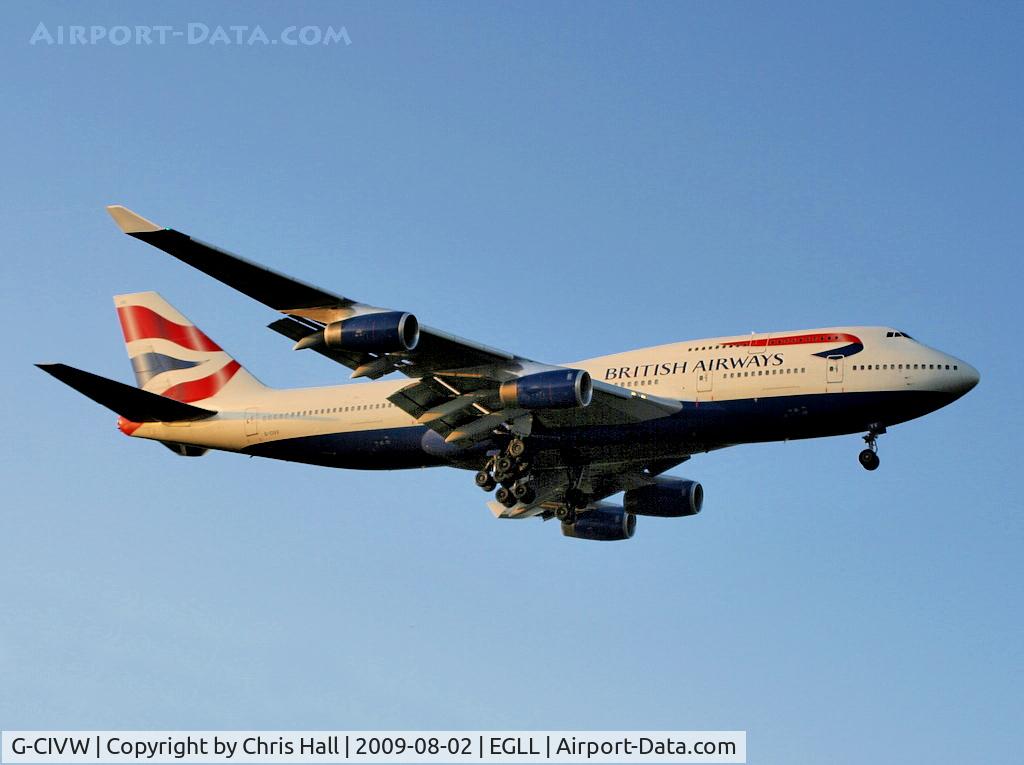 G-CIVW, 1998 Boeing 747-436 C/N 25822, British Airways