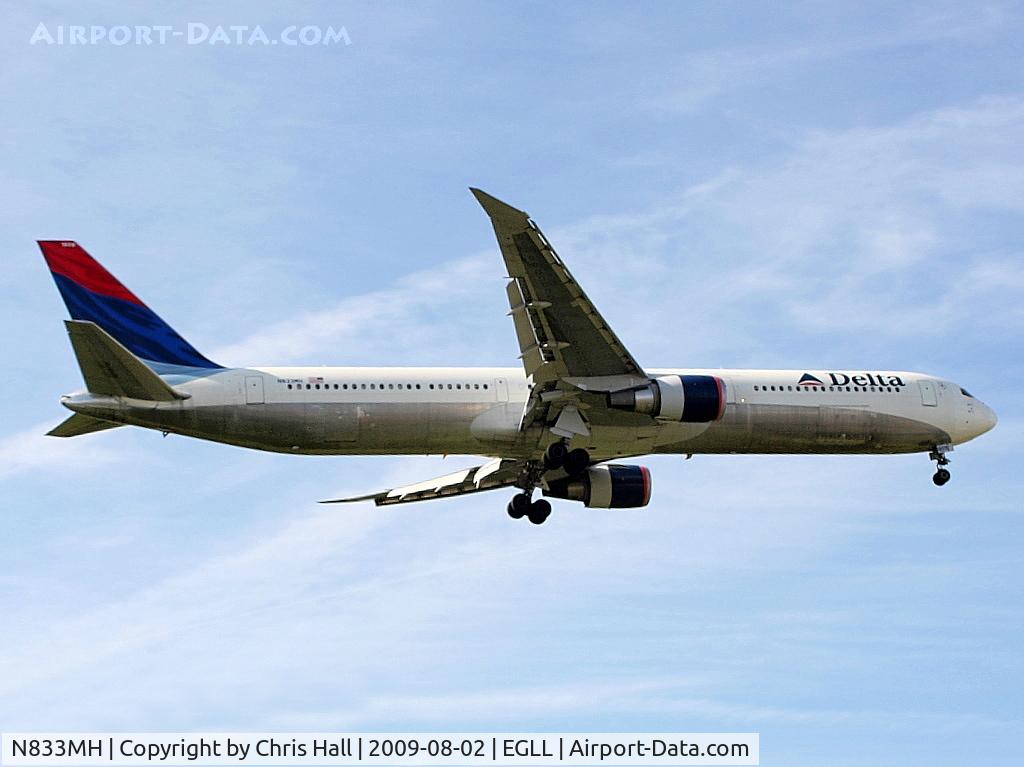 N833MH, 2000 Boeing 767-432/ER C/N 29706, Delta Airlines