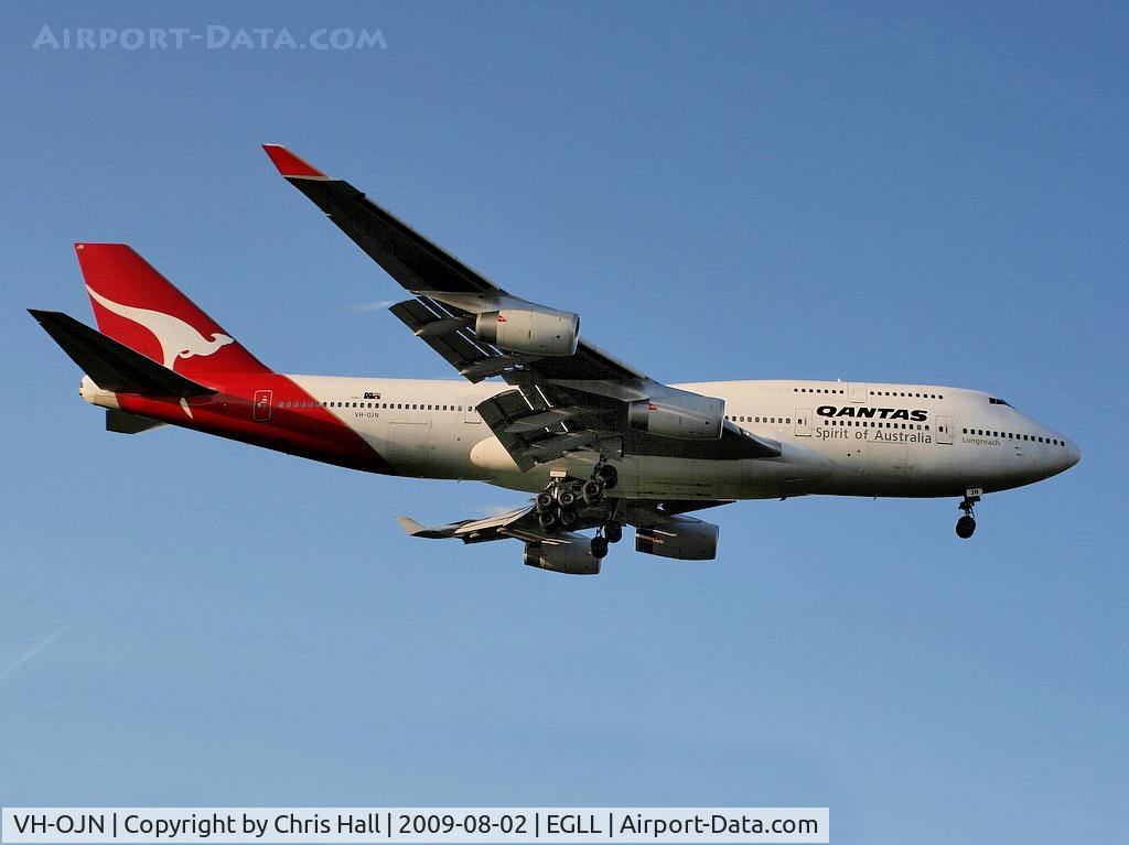 VH-OJN, 1991 Boeing 747-438 C/N 25315, Qantas