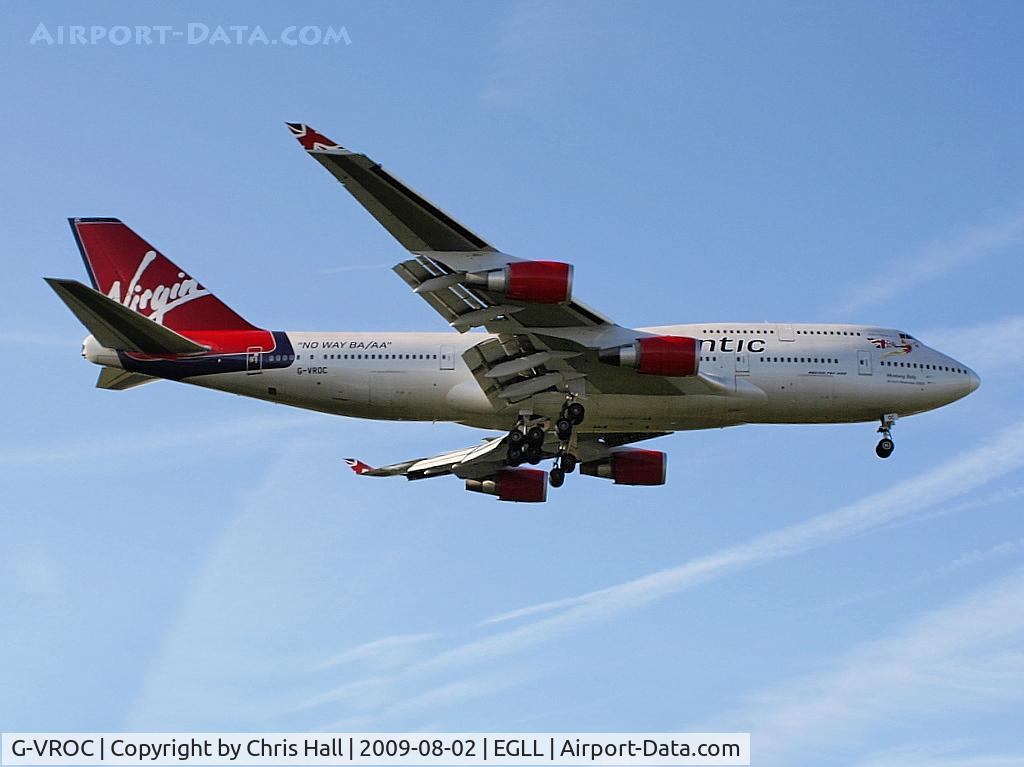 G-VROC, 2003 Boeing 747-41R C/N 32746, Virgin Atlantic