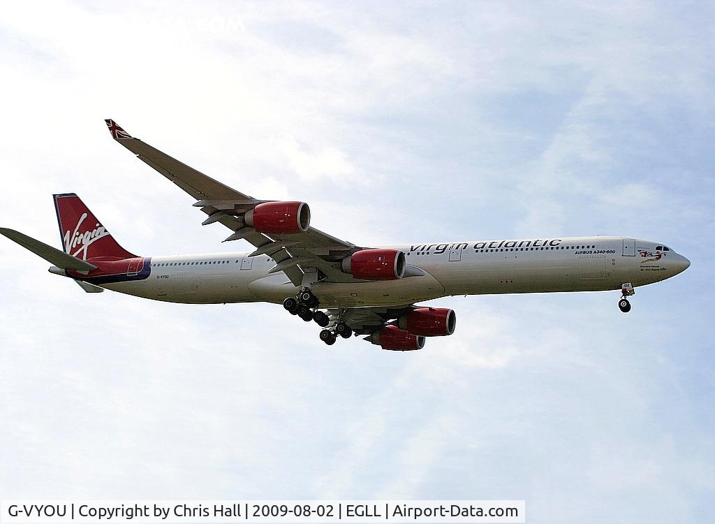 G-VYOU, 2006 Airbus A340-642 C/N 765, Virgin Atlantic