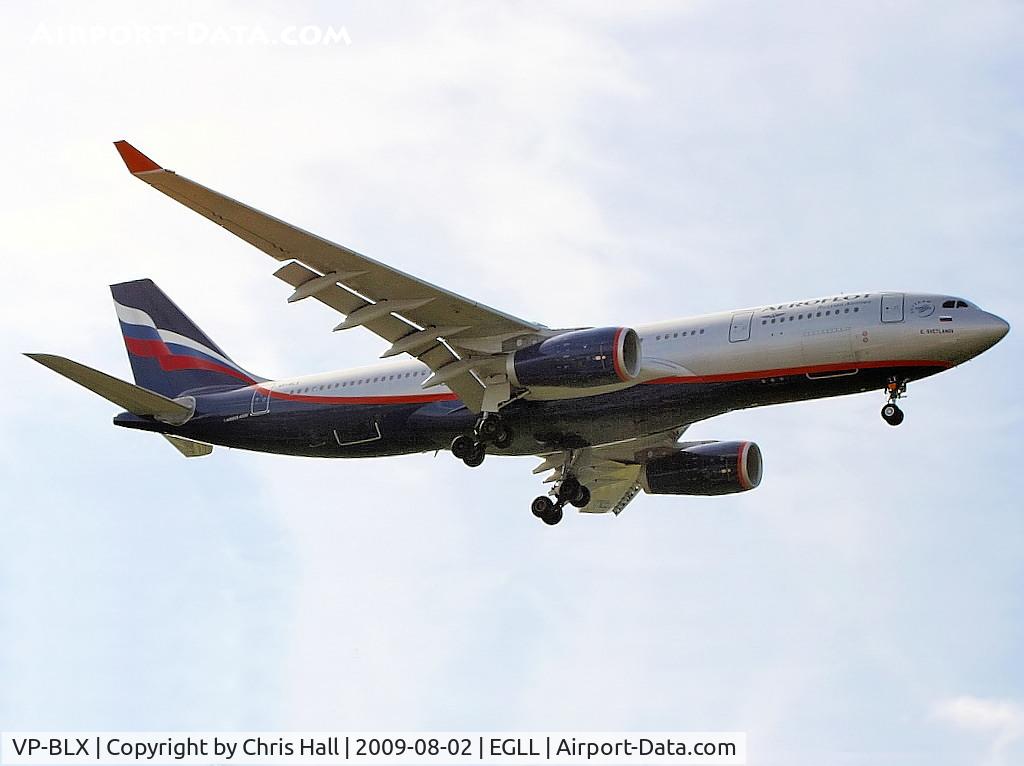 VP-BLX, 2008 Airbus A330-243 C/N 963, Aeroflot Airbus A330-243