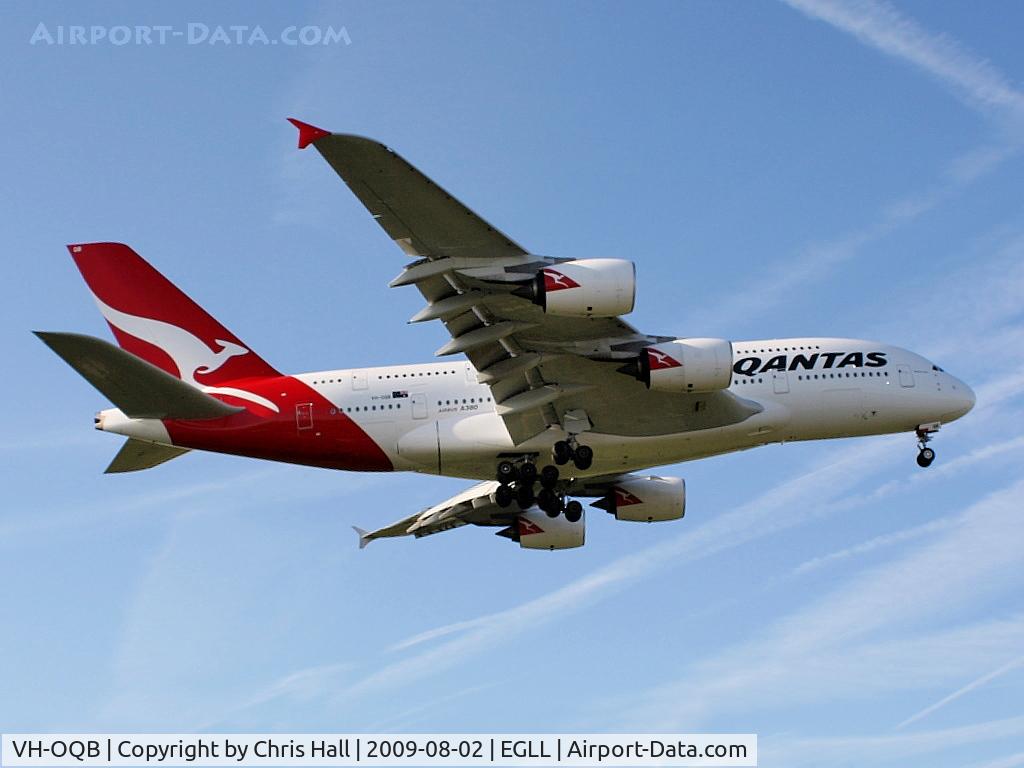 VH-OQB, 2008 Airbus A380-842 C/N 015, Qantas