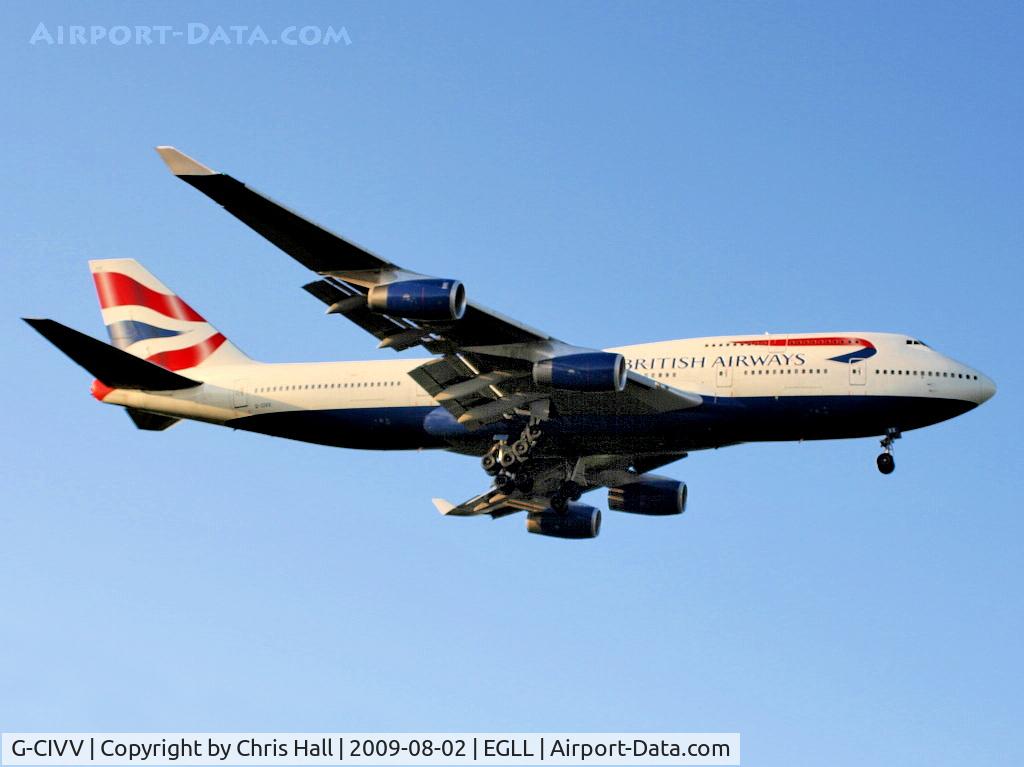 G-CIVV, 1998 Boeing 747-436 C/N 25819, British Airways