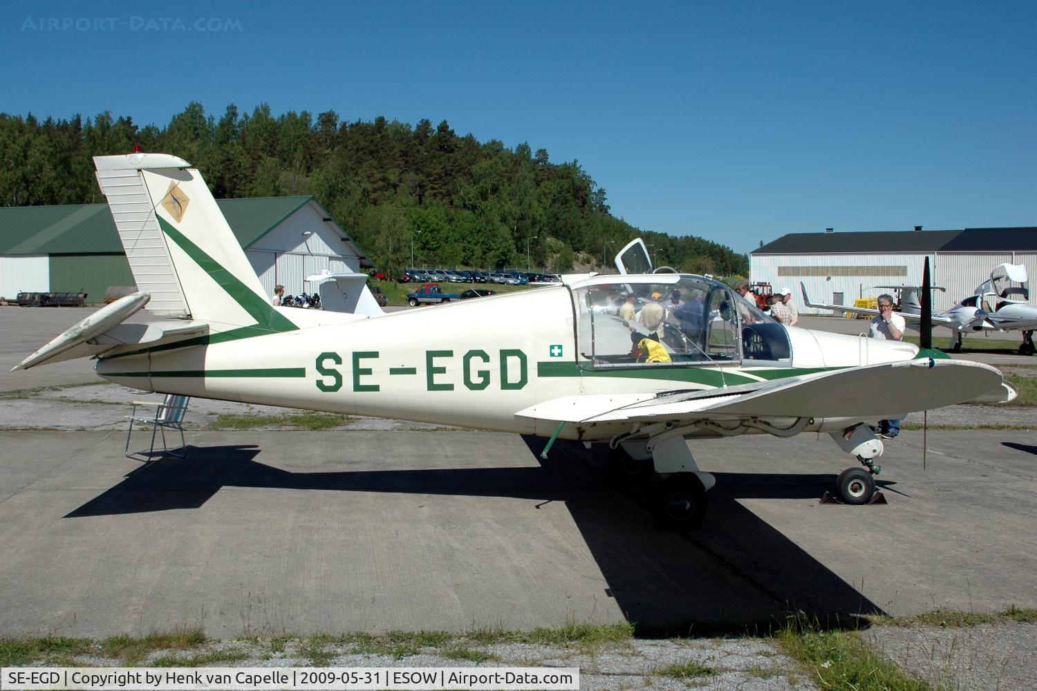 SE-EGD, 1962 Morane-Saulnier MS-880B Rallye Club C/N 73, MS 880B at Västerås Hässlö airport, Sweden.