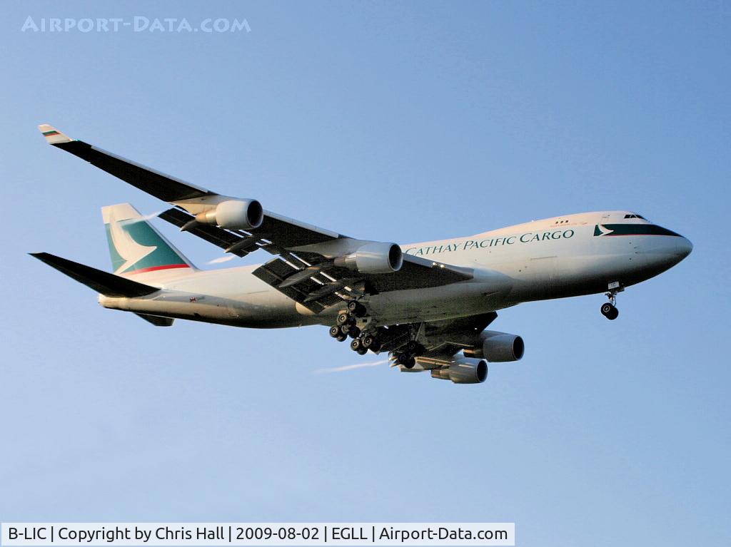 B-LIC, 2009 Boeing 747-467ERF C/N 36868, Cathay Pacific Cargo