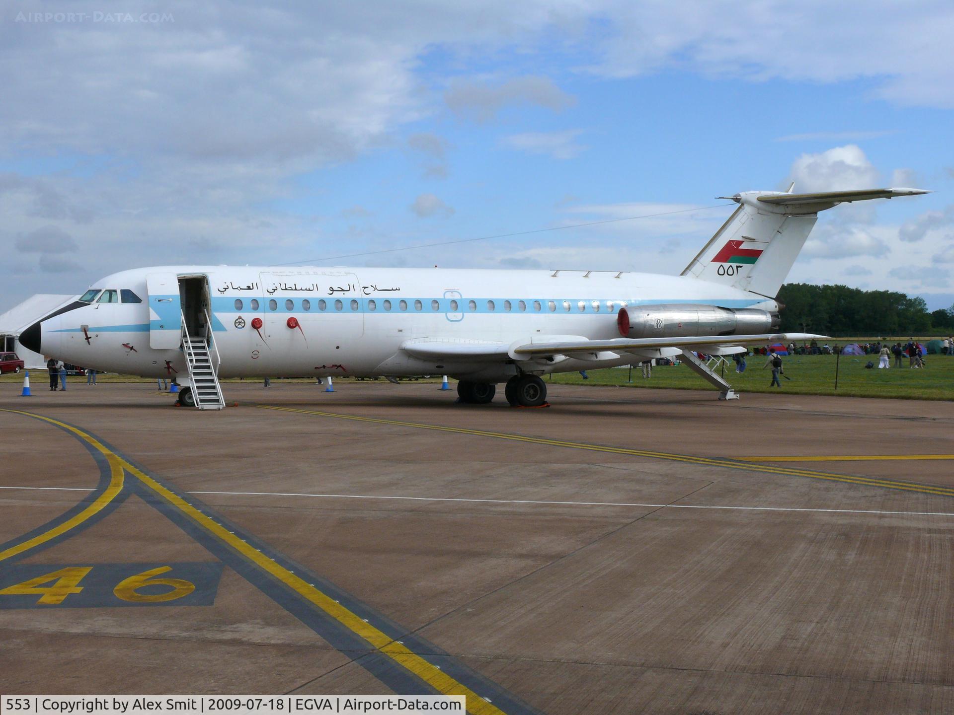 553, 1975 BAC 111-485GD One-Eleven C/N BAC.251, BAC 111-485GB One-Eleven 553 Oman Air Force