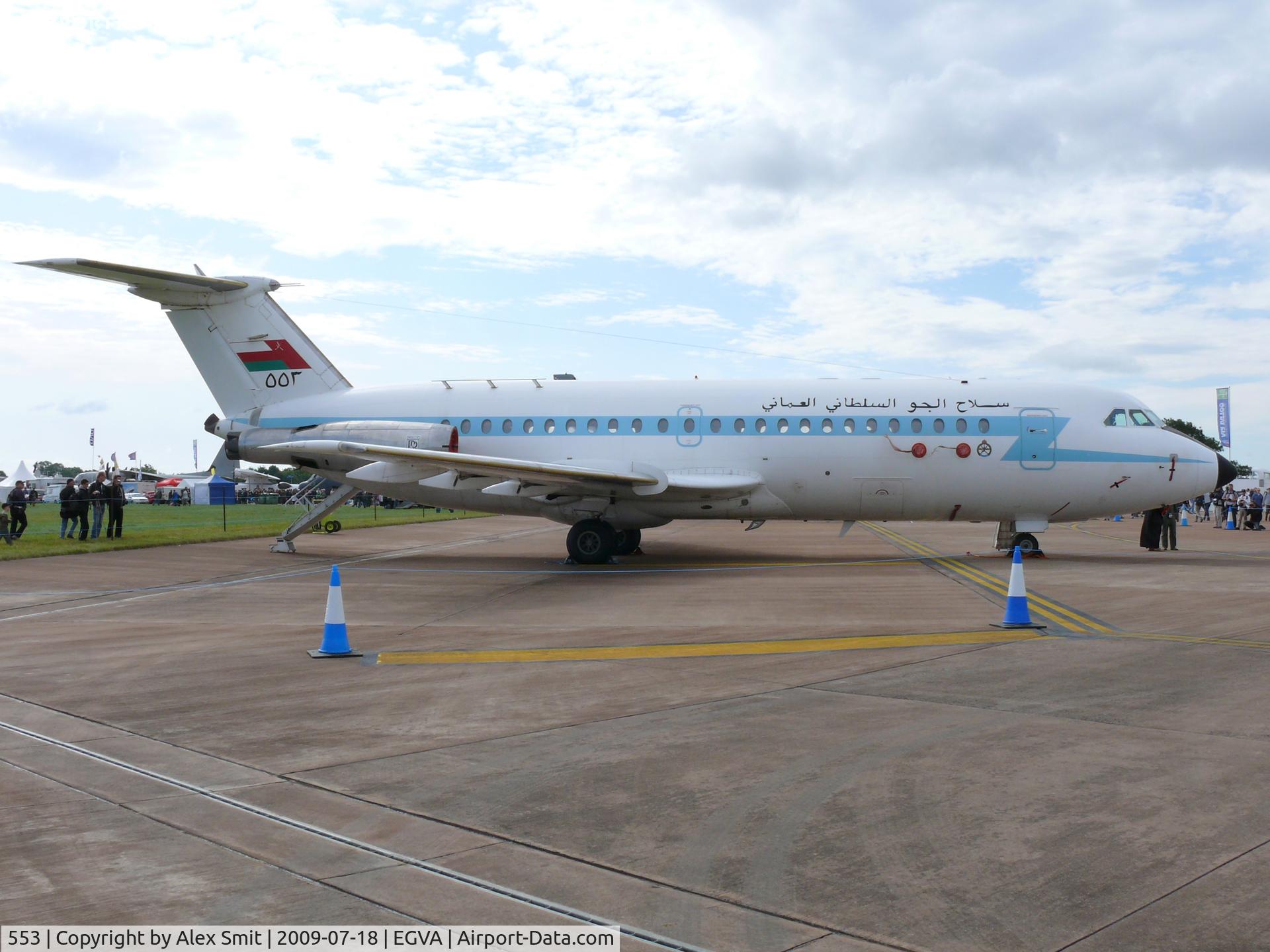 553, 1975 BAC 111-485GD One-Eleven C/N BAC.251, BAC 111-485GB One-Eleven 553 Oman Air Force