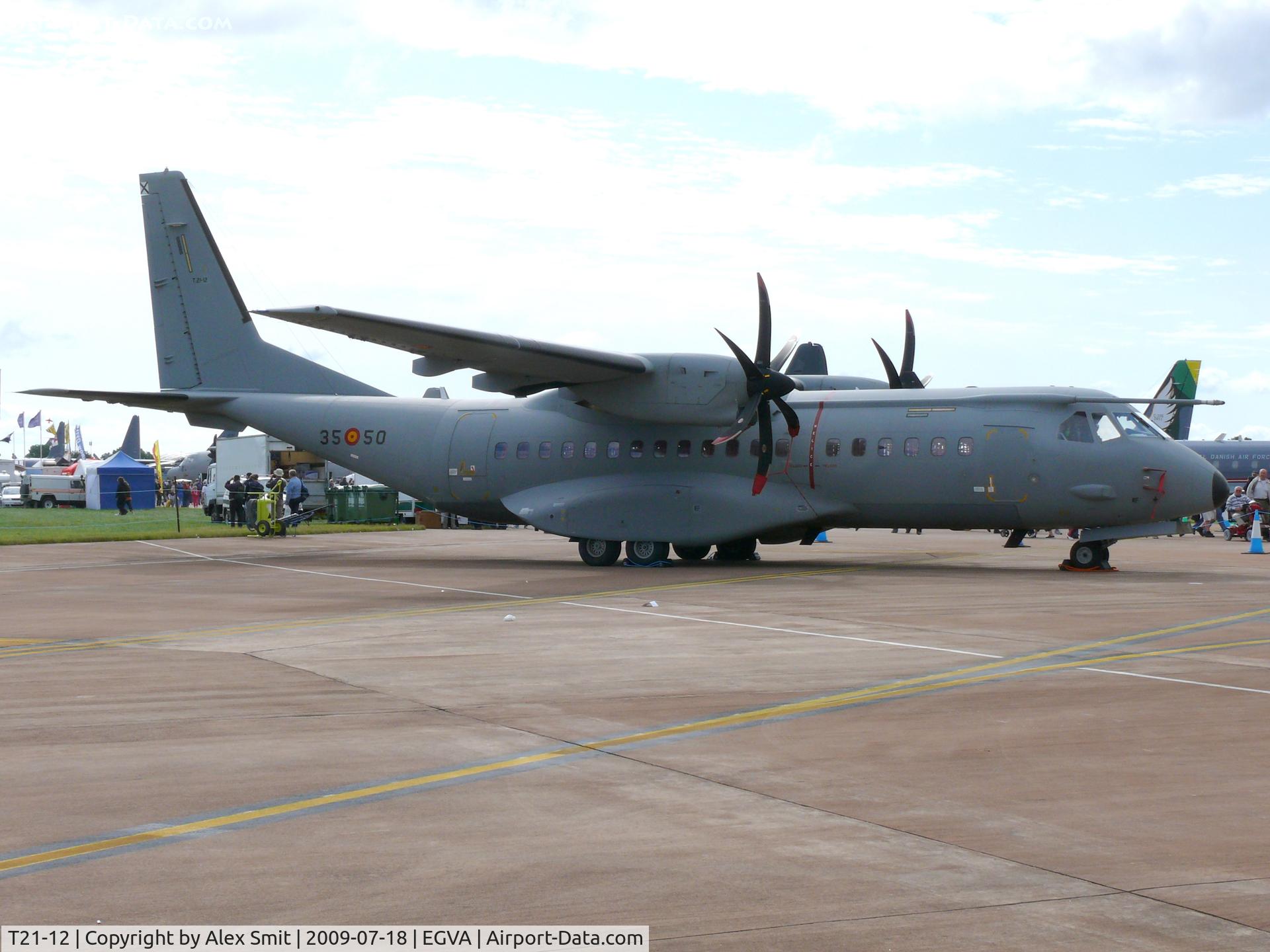 T21-12, 2008 CASA C-295M C/N EA03-12-045, CASA C295M T21-12/35-50 Spanish Air Force