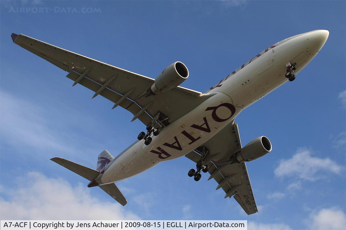 A7-ACF, 2004 Airbus A330-202 C/N 638, Qatar Airways - Airbus A330-203 - Reg. A7-ACF