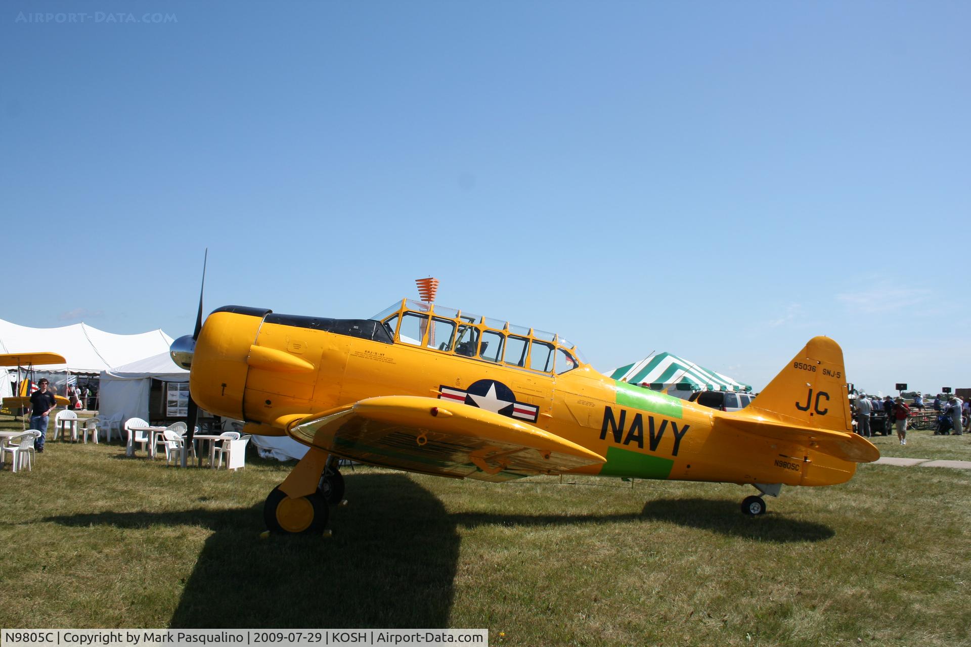 N9805C, 1945 North American SNJ-5B Texan C/N 85036, North American SNJ-5B