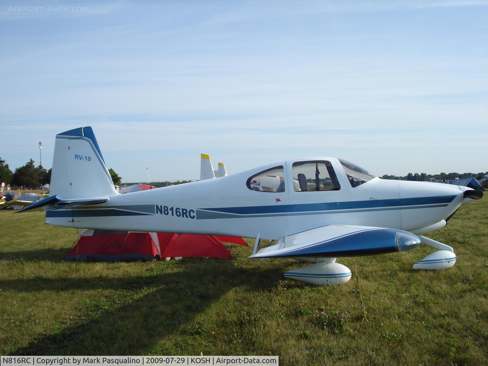 N816RC, 2006 Vans RV-10 C/N 40341, RV-10