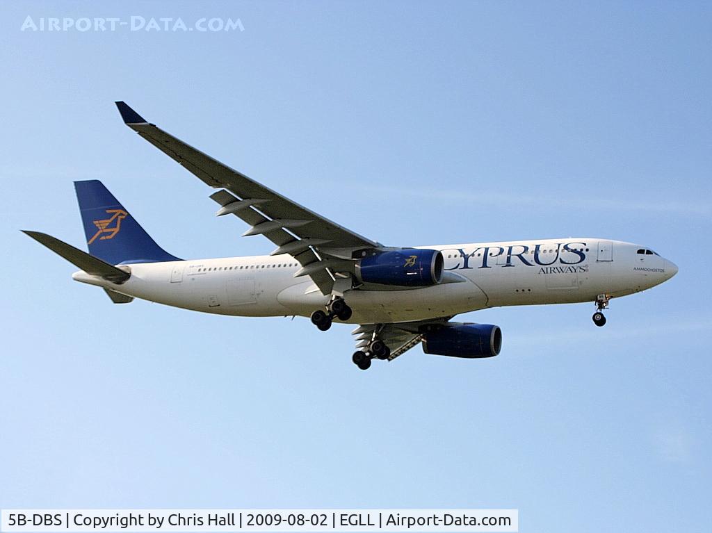 5B-DBS, 2002 Airbus A330-243 C/N 505, Cyprus Airways